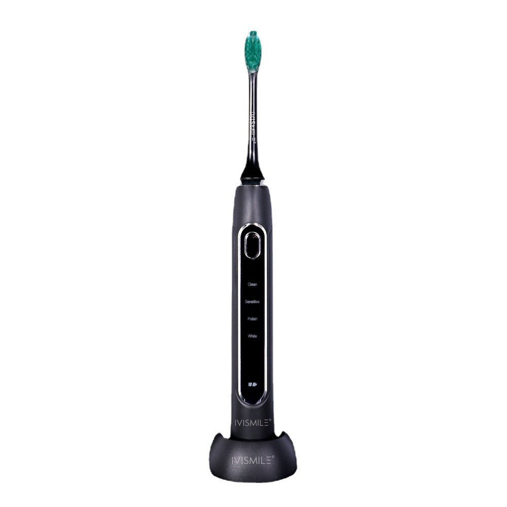 Ultra-Whitening Toothbrush – ADA Accepted Power Toothbrush - 8 Brush Heads & Travel Case – 40,000 VPM Motor & Wireless Charging